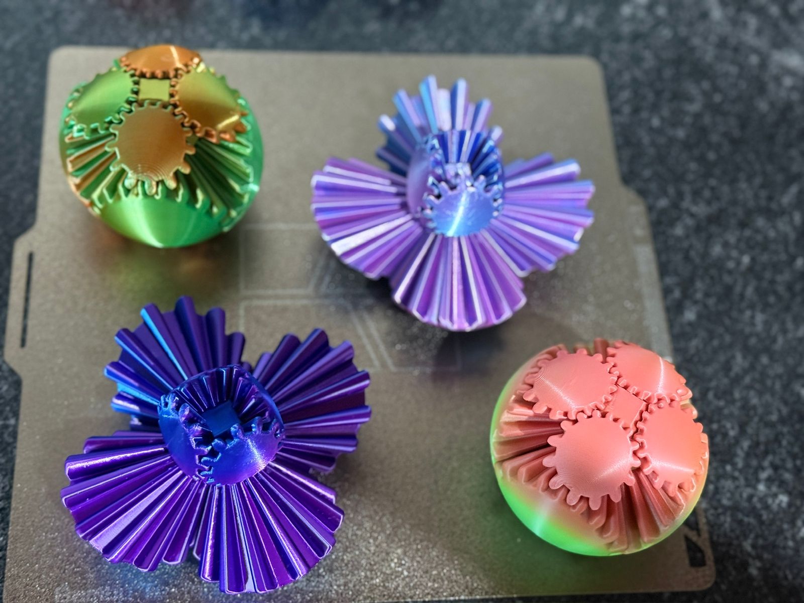 Engrenagem Flor 3D